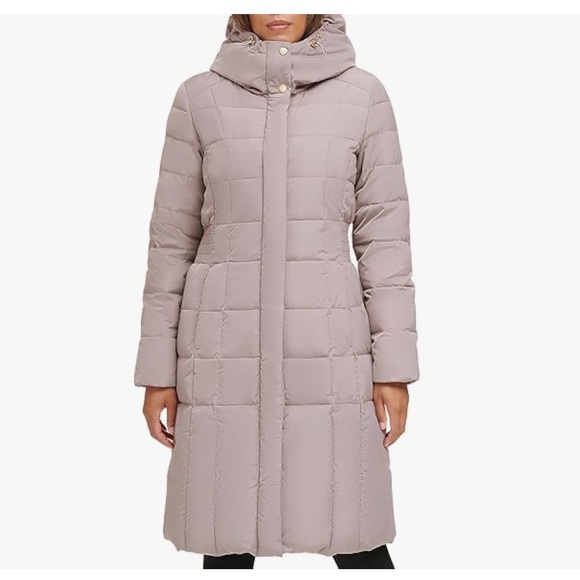 Cole Haan Winter knee length puffer coat - Picture 1 of 14